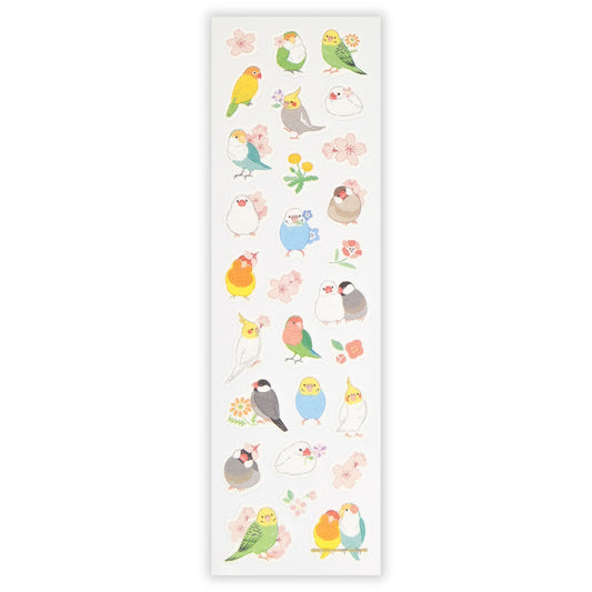 NB Co. Ltd. - Sticker Sheet - Playing in Spring (Sakura and Birds)