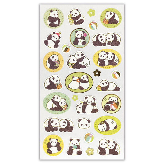 NB Co. Ltd. - Wanowa Stickers - Gold Foil Panda