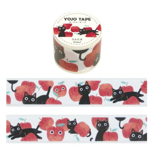 Noa.family - Yojo Tape - Black Cat and Apples