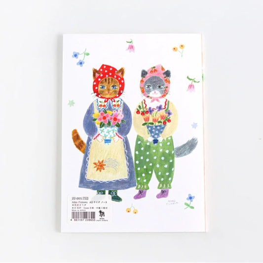 Cozyca Please have a Flower Notebook - A5 5mm Grid