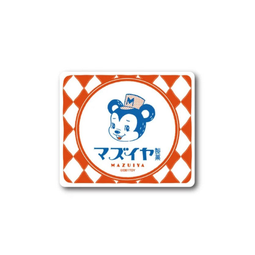 OB1TOY x General Sticker Co Ltd. - Retro Shopping Street Sticker - Mazuiya Caramel Mascot