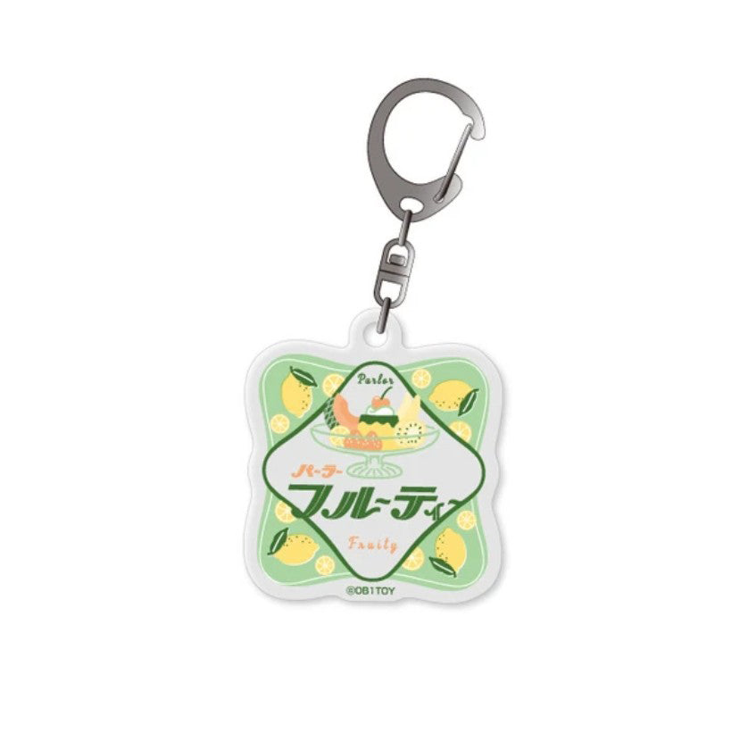OB1TOY x General Sticker Co Ltd. - Retro Shopping Street Keychain - Parlor Fruity