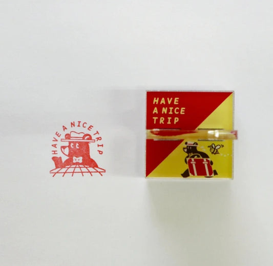 Sanby x OB1 - Retro Post Stamp - Have a Nice Trip!