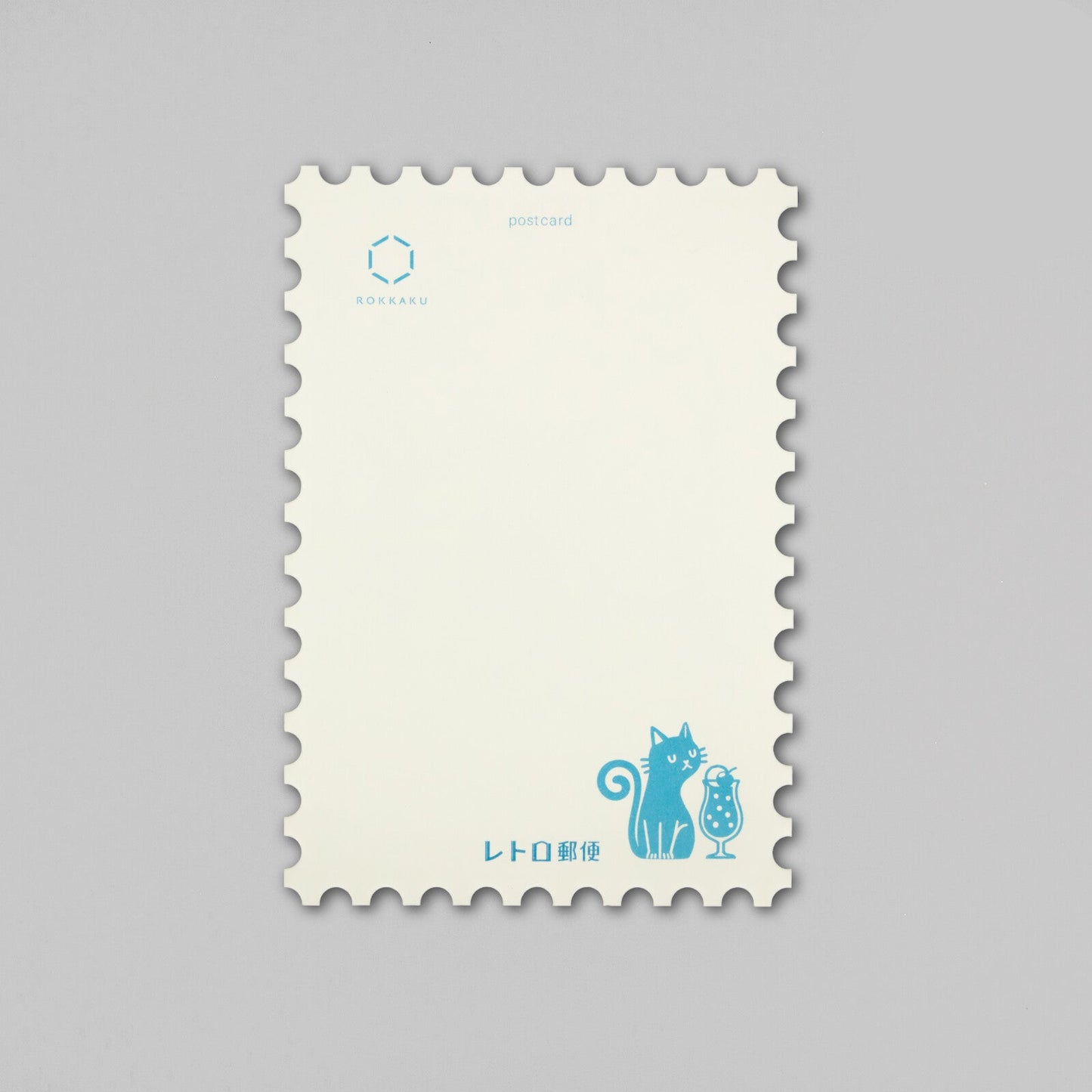 OB1 - Foil-Stamped Postcard - Amaoto Soda (Rain Sound Soda)