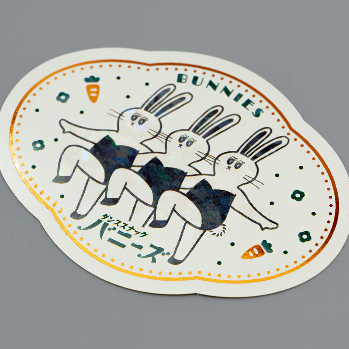 OB1TOY x ROKKAKU - Retro Sticker - Bunnies