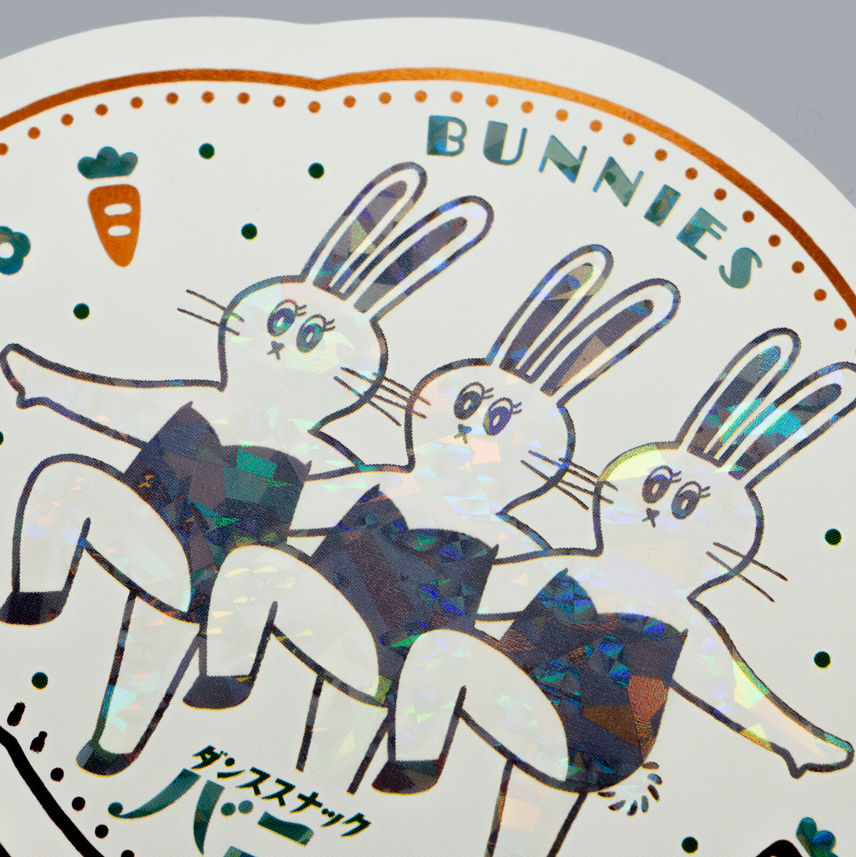 OB1TOY x ROKKAKU - Retro Sticker - Bunnies