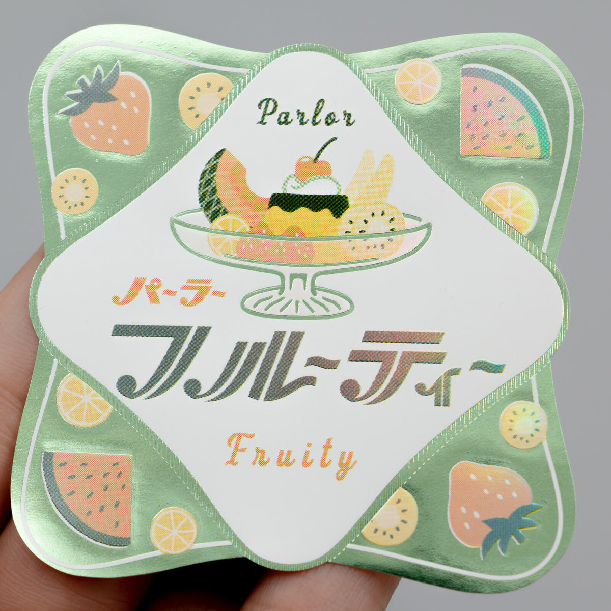 OB1TOY x ROKKAKU - Retro Sticker - Parlor Fruity