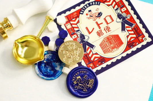 OB1TOY x Sanby - Wax Seal Stamp Head - Retro Post