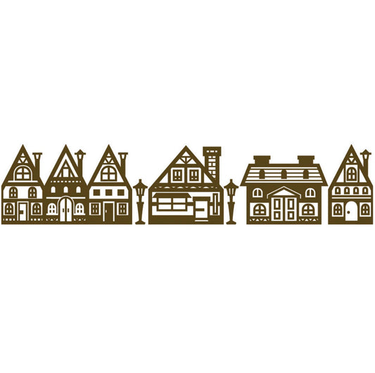 PLUS Mini Deco Roller Stamp - Townscape