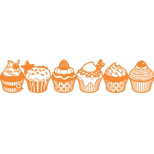 PLUS Mini Deco Roller Stamp - Cupcakes
