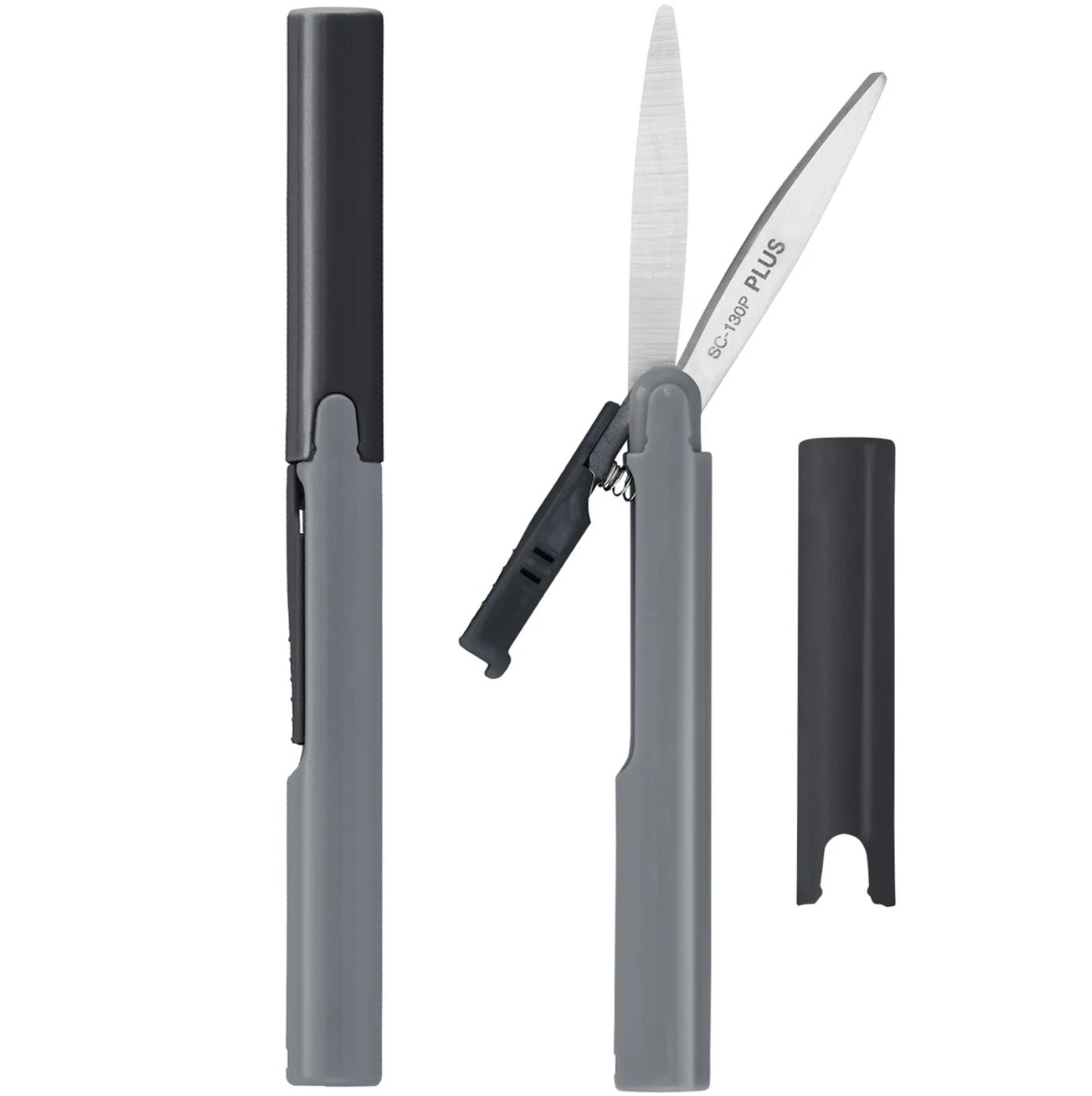 PLUS Twiggy Curved Blade Scissors - Black