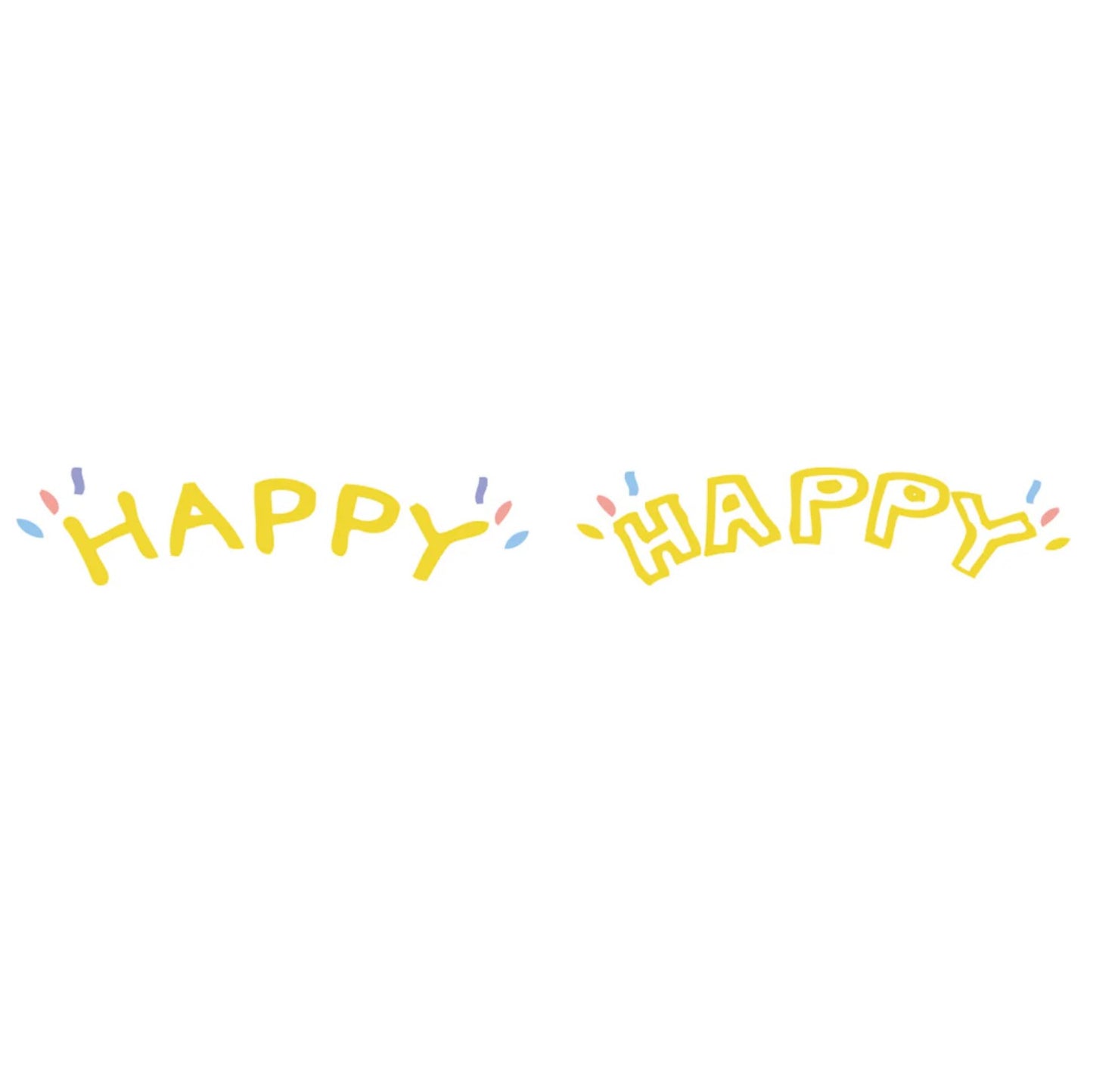 PLUS Deco Rush - Petit Sparkling Series - Happy