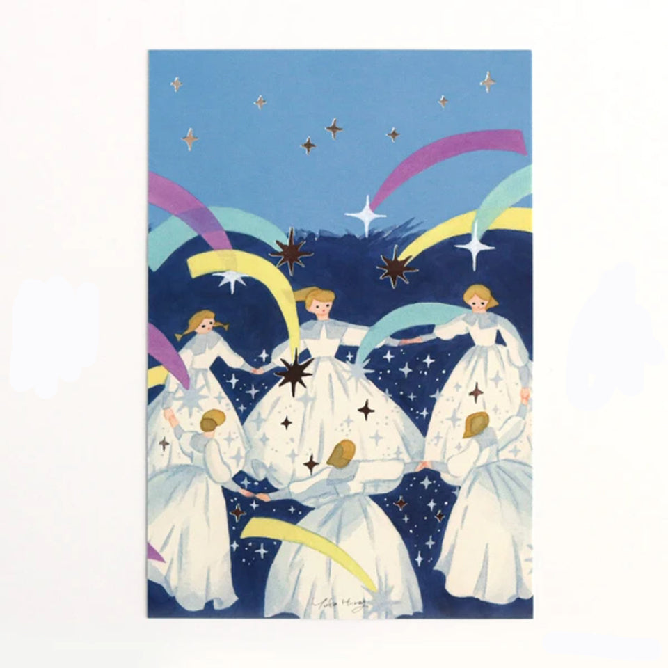 Cozyca - Foil-Stamped Postcard - Yuka Hiiragi - Star Gathering