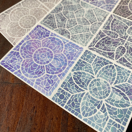 Nouto Nuritakurie - Ink Play Postcard Set - Stained Glass