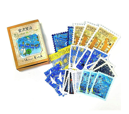 SEAL-DO Shinzi Katoh Flake Stickers - Night on the Galactic Railroad