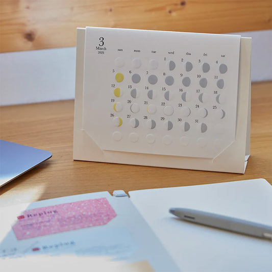 Replug 2026 Michiru Moon Calendar - Mini Desk Calendar