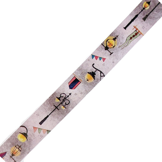Round Top - Washi Tape - European Street Corner