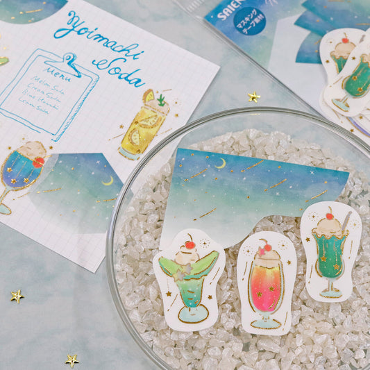 SAIEN - Flake Stickers - Starlight Cafe - Evening (Soda)