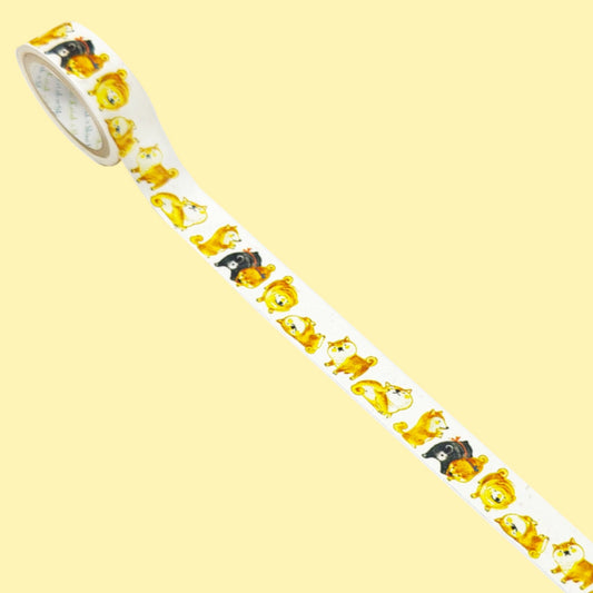 SEAL-DO Shinzi Katoh Banana Paper Washi Tape - Shiba Inu (Dogs)