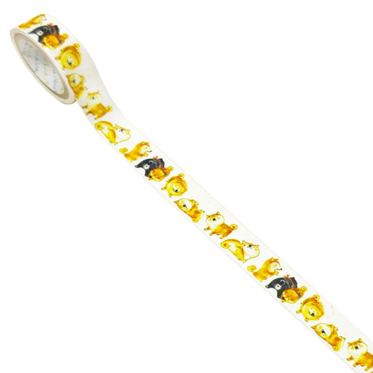 SEAL-DO Shinzi Katoh Banana Paper Washi Tape - Shiba Inu (Dogs)
