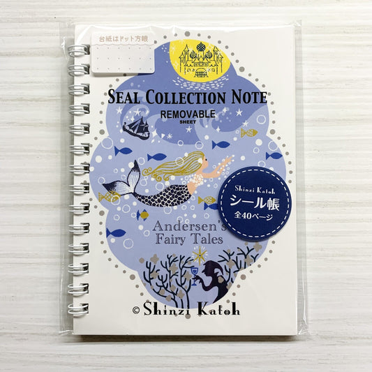 SEAL-DO Shinzi Katoh - Sticker Collection Notebook - Andersen's Fairy Tales (Little Mermaid)