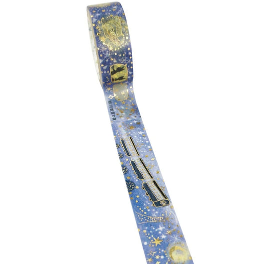 SEAL-DO Shinzi Katoh Washi Tape - Phantom Light Museum Series 1 - Night on the Galactic Railroad