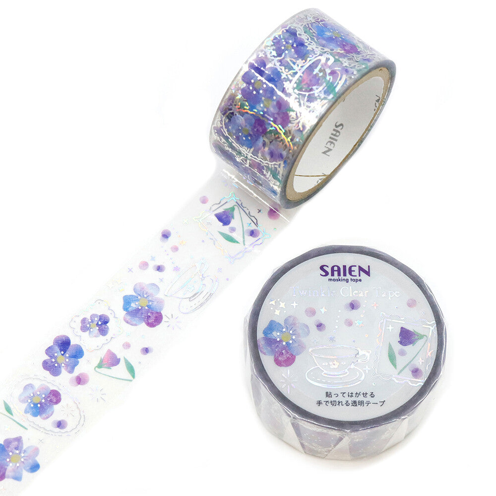 SAIEN - Twinkle Clear Tape - Candied Violet