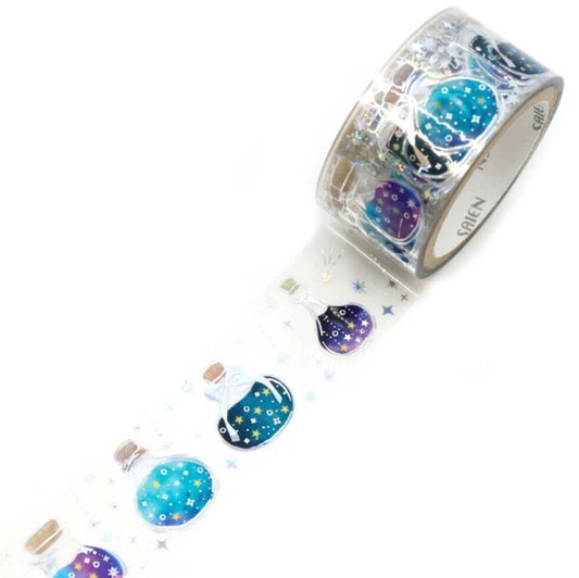 SAIEN - Twinkle Clear Tape - Starry Sky Bottles