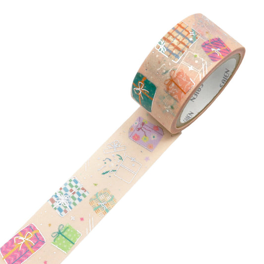 SAIEN - Limited Edition Winter Washi Tape - Presents