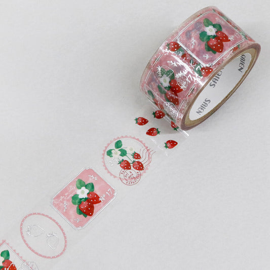 SAIEN - Clear Stamp Story Tape - Strawberry