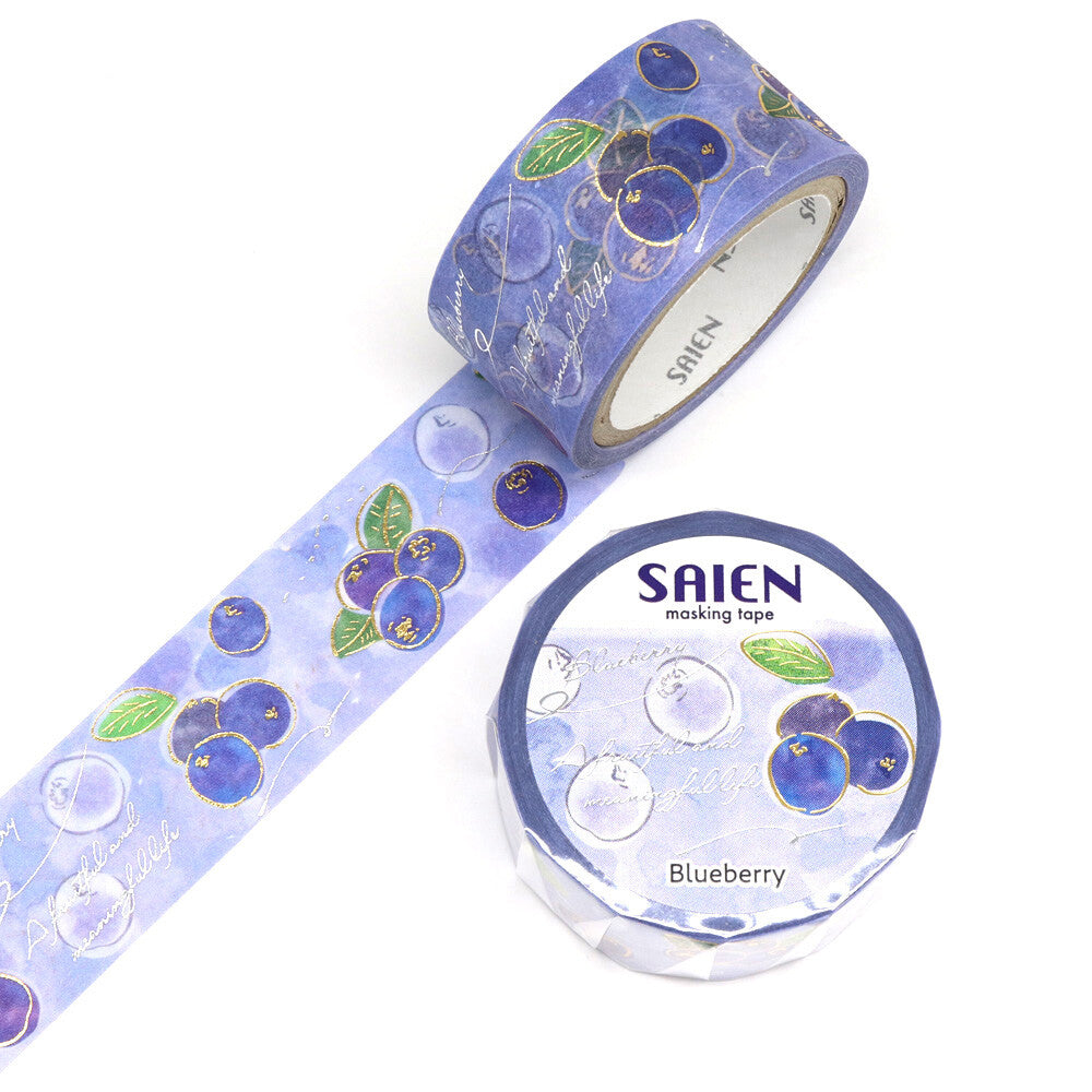 SAIEN - Washi Tape - Blueberry
