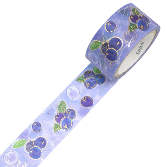 SAIEN - Washi Tape - Blueberry