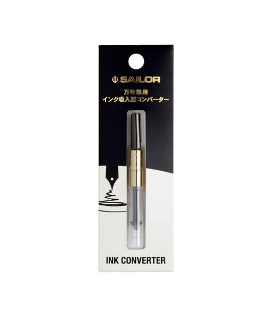 Sailor Converter for Fountain Pens - Black and Gold