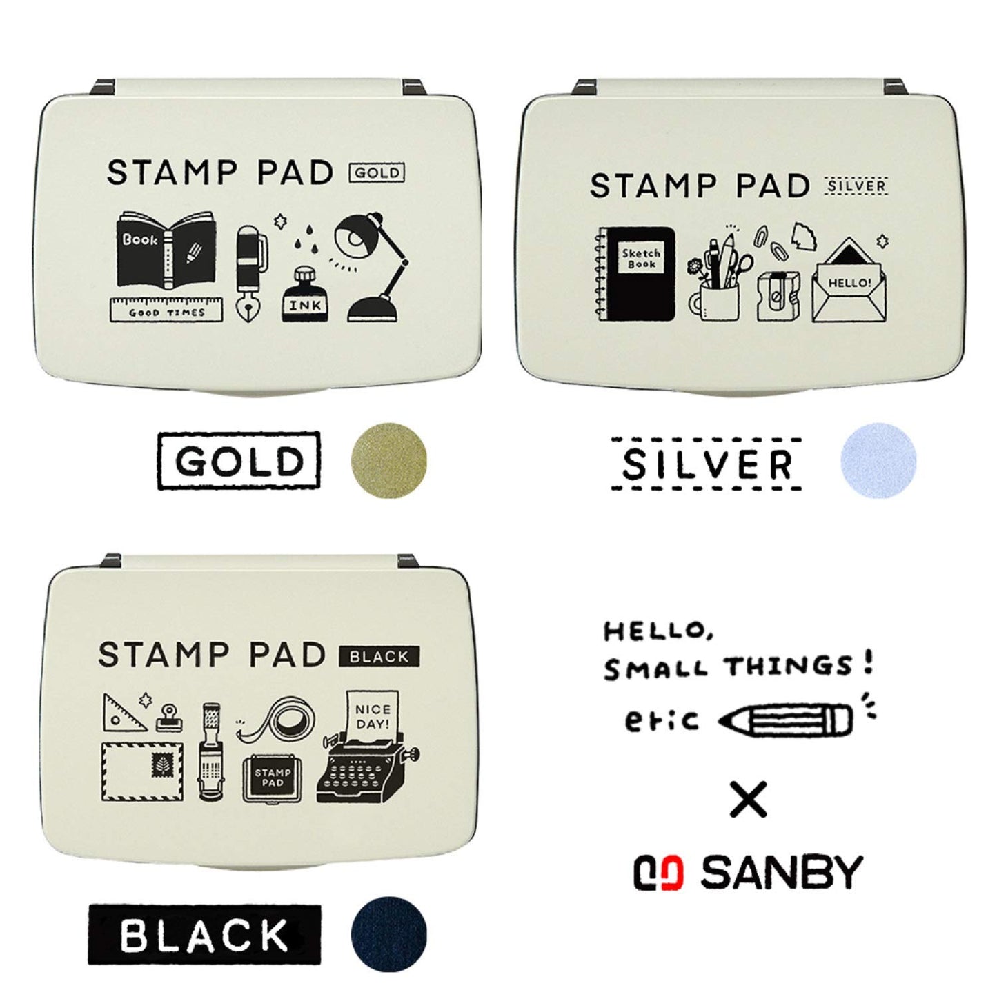Sanby x Eric - Small Things Stamp Pad Vol. 1 - Silver