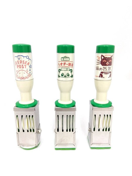 OB1TOY x Sanby - OB1TOY Collaboration - Retro Post Office Date Stamp - Panda Restaurant