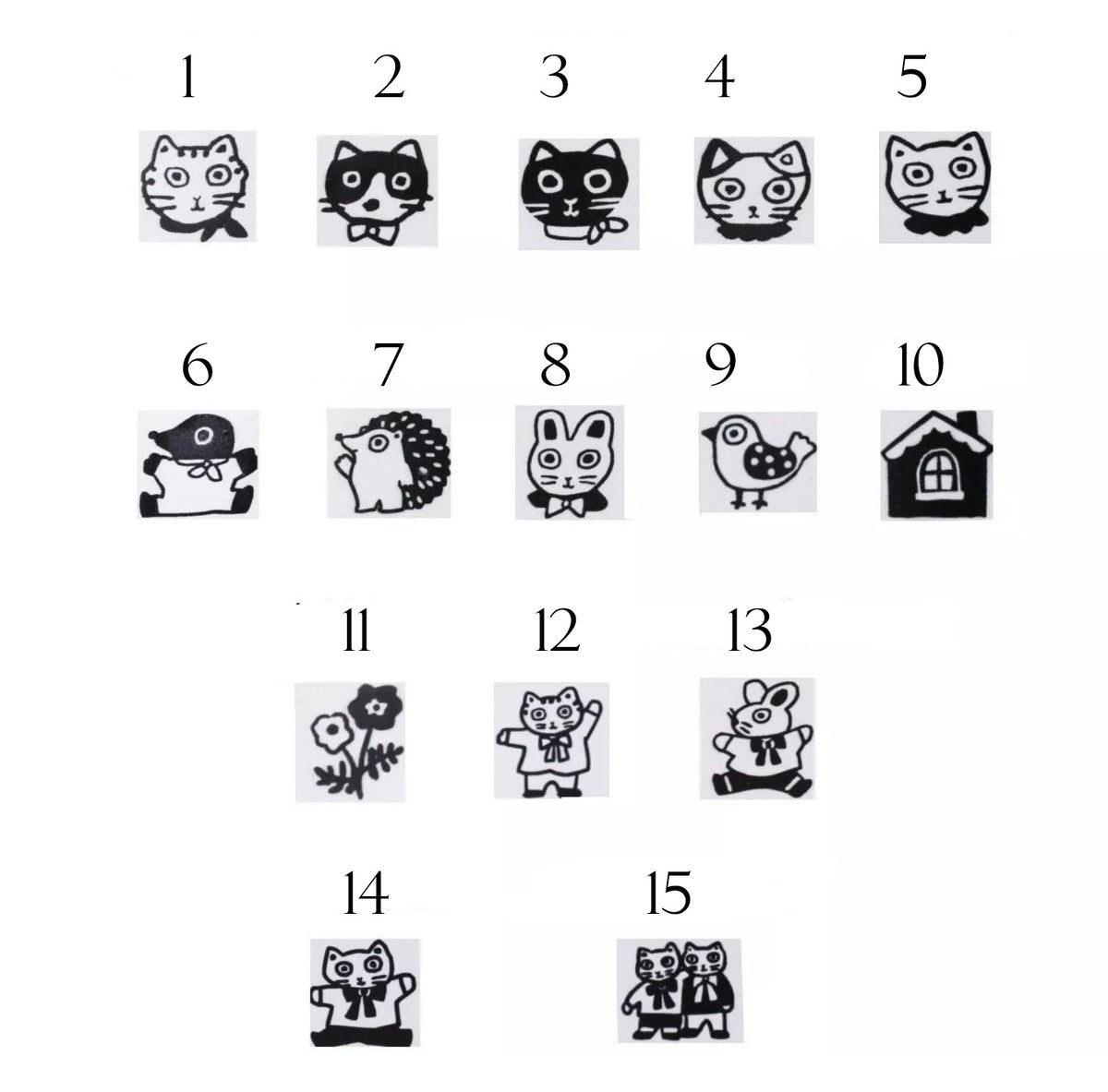 Sanby x Yumi Kitagishi Collaboration - Mini Stamps (Singles)