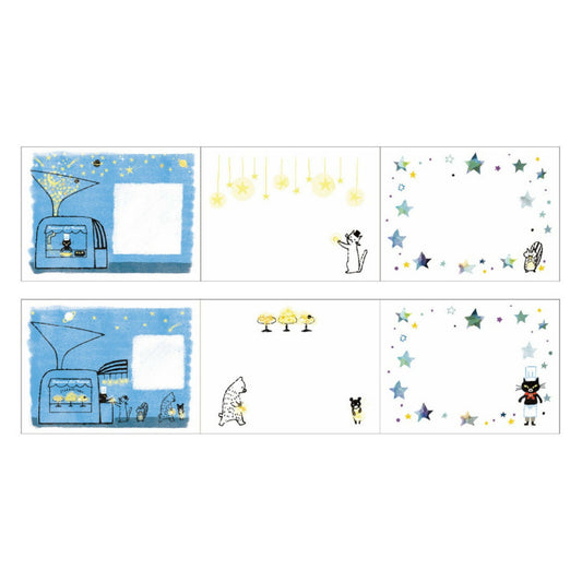 SEAL-DO Shinzi Katoh Sticky Notes Roll - Stardust Cookies