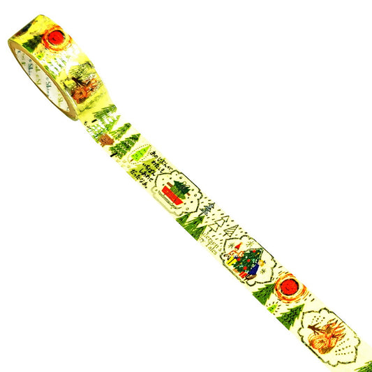 SEAL-DO Shinzi Katoh Washi Tape - Andersen's Fairy Tales - The Fir Tree