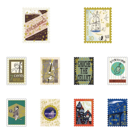 SEAL-DO Shinzi Katoh Flake Stickers - Gauche the Cellist