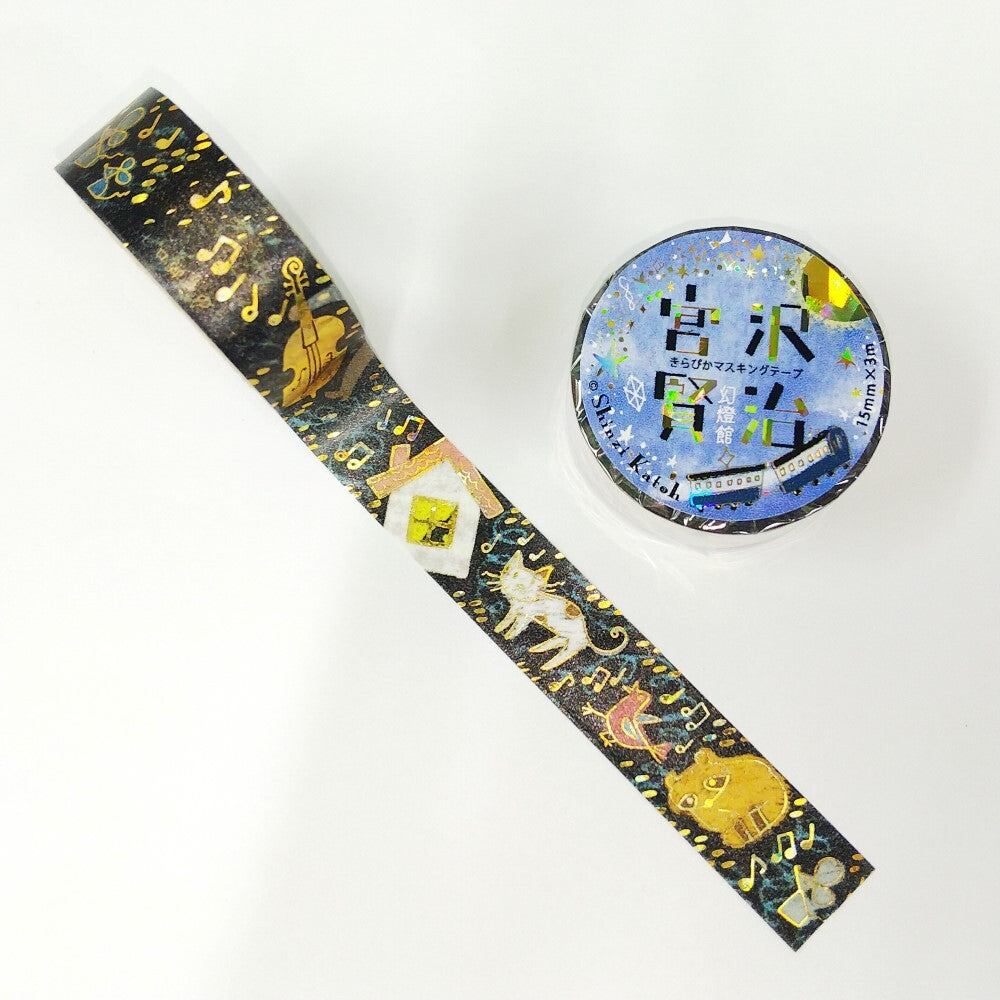 SEAL-DO - Shinzi Katoh - Washi Tape - Magic Lantern Museum Series 1 - Gauche the Cellist 1