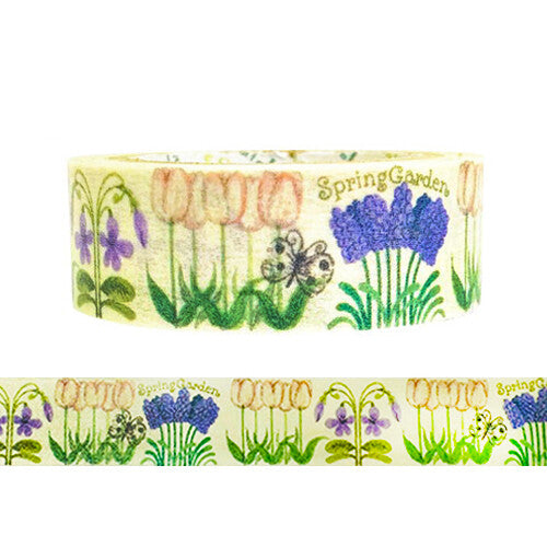 SEAL-DO Shinzi Katoh Washi Tape - My Heavenly Garden - Spring Garden