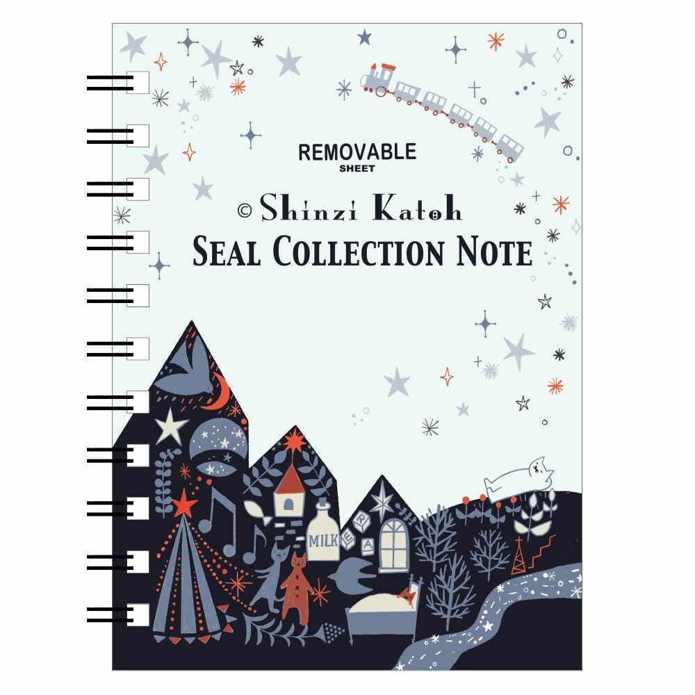 SEAL-DO Shinzi Katoh - Sticker Collection Notebook - Night on the Galactic Railroad