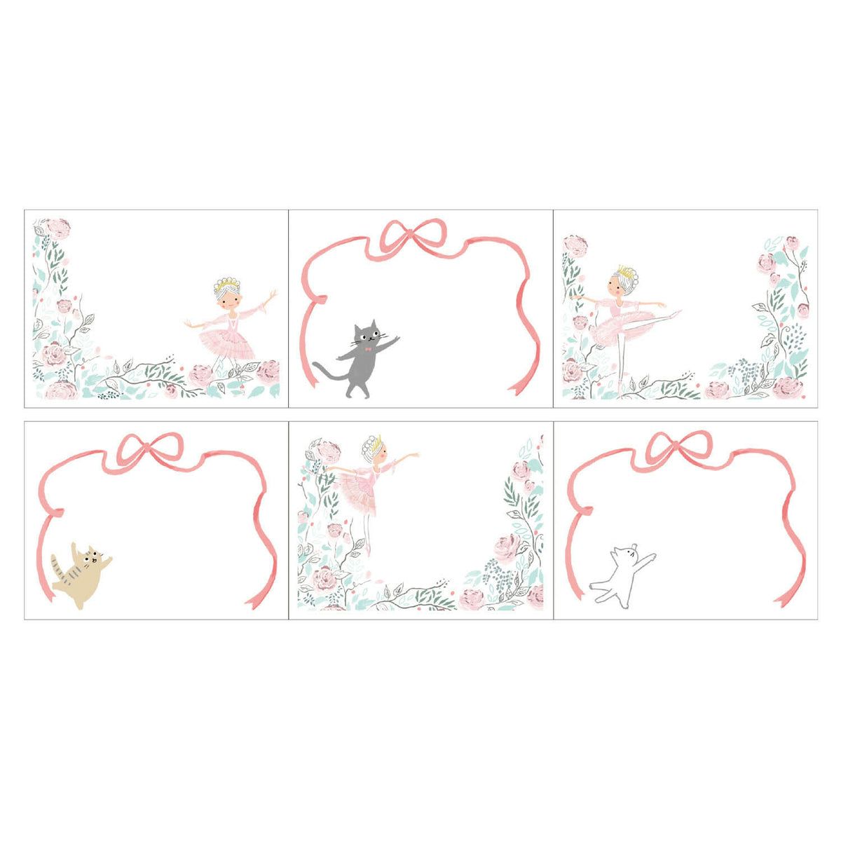 SEAL-DO Shinzi Katoh Sticky Notes Roll - Sleeping Beauty Ballet