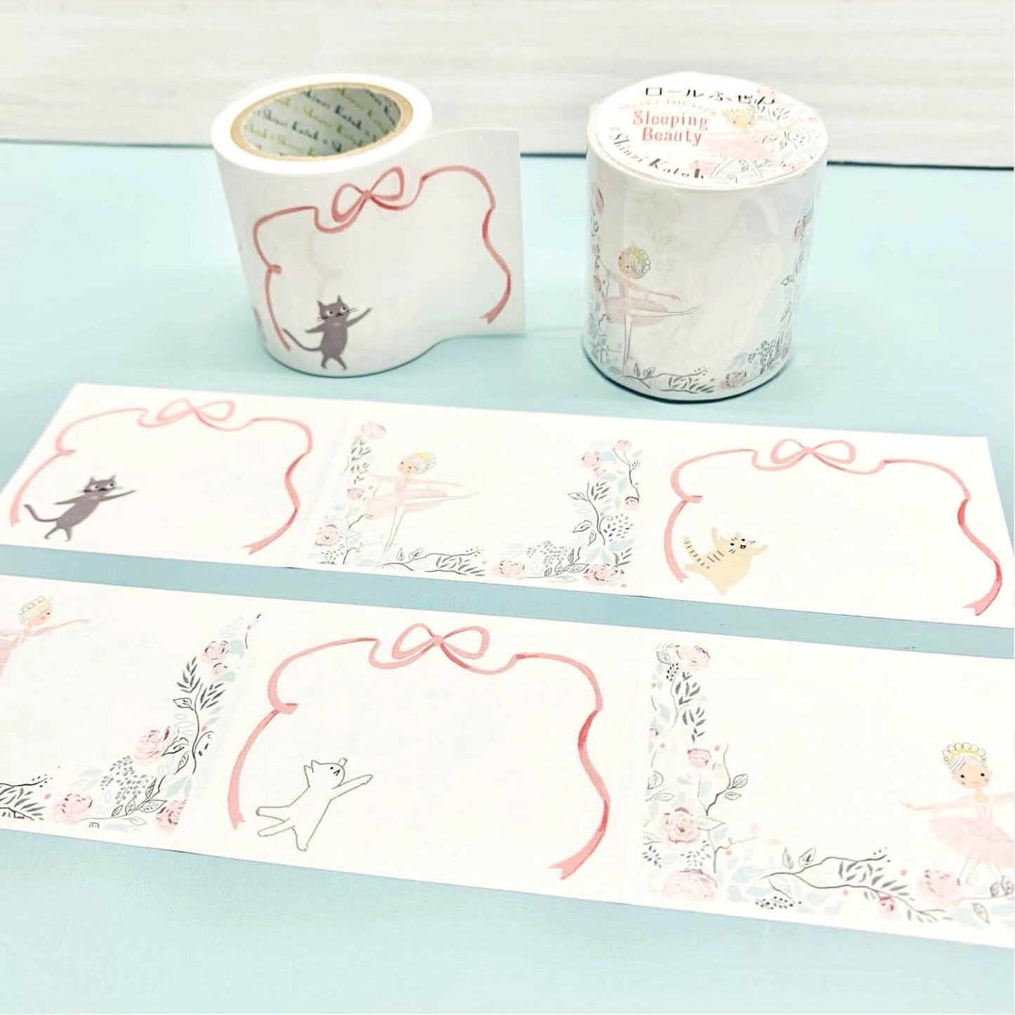 SEAL-DO Shinzi Katoh Sticky Notes Roll - Sleeping Beauty Ballet