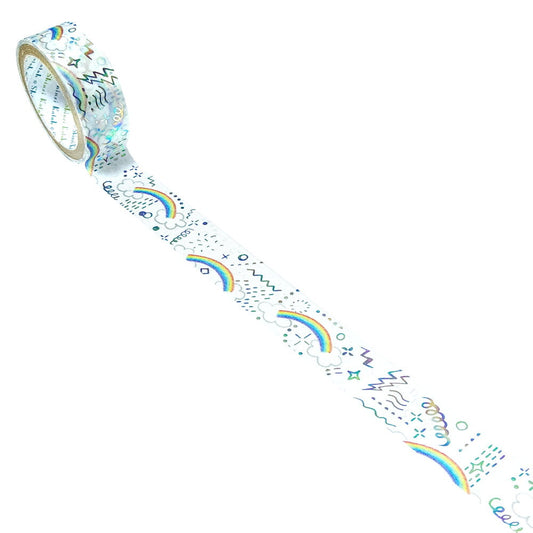 SEAL-DO Shinzi Katoh Washi Tape - Glittering Rainbows