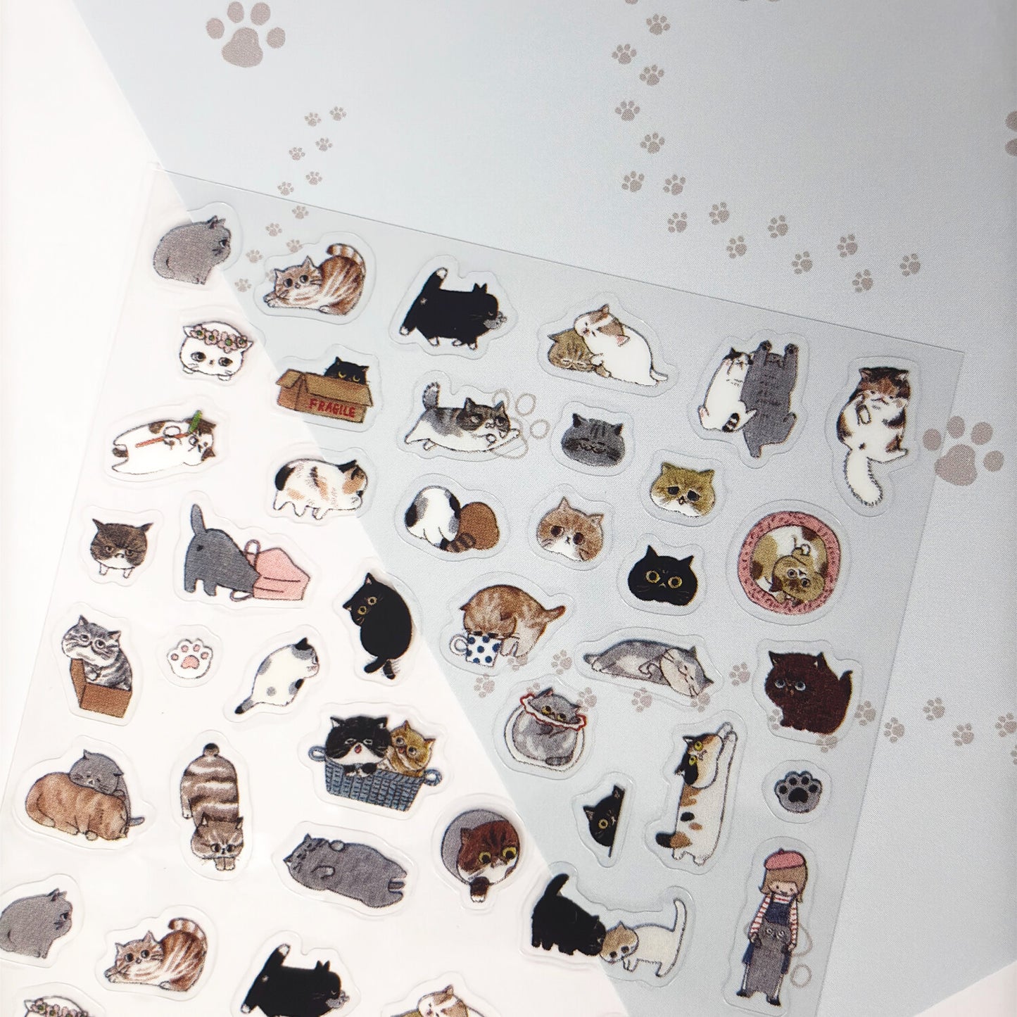 SEAL-DO Shinzi Katoh Planner Stickers - Exotic Shorthair Cats
