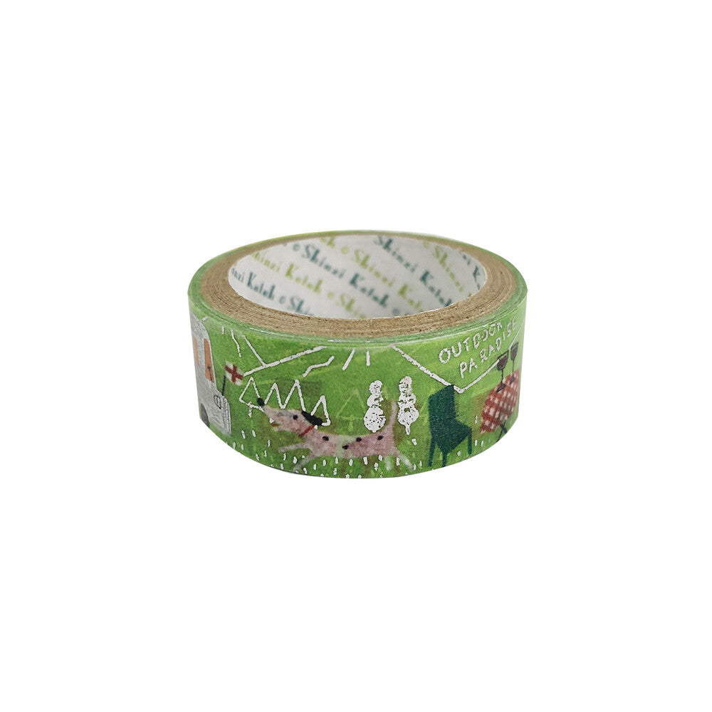 SEAL-DO Shinzi Katoh Washi Tape - Travel Series - Let's Go Camping