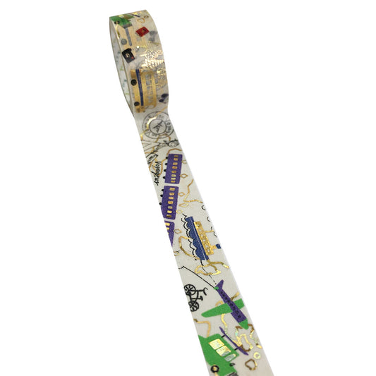 SEAL-DO Shinzi Katoh Washi Tape - Travel Series - Modes of Transportation