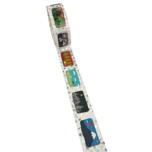 SEAL-DO Shinzi Katoh Washi Tape - Travel Series - Train Scenery