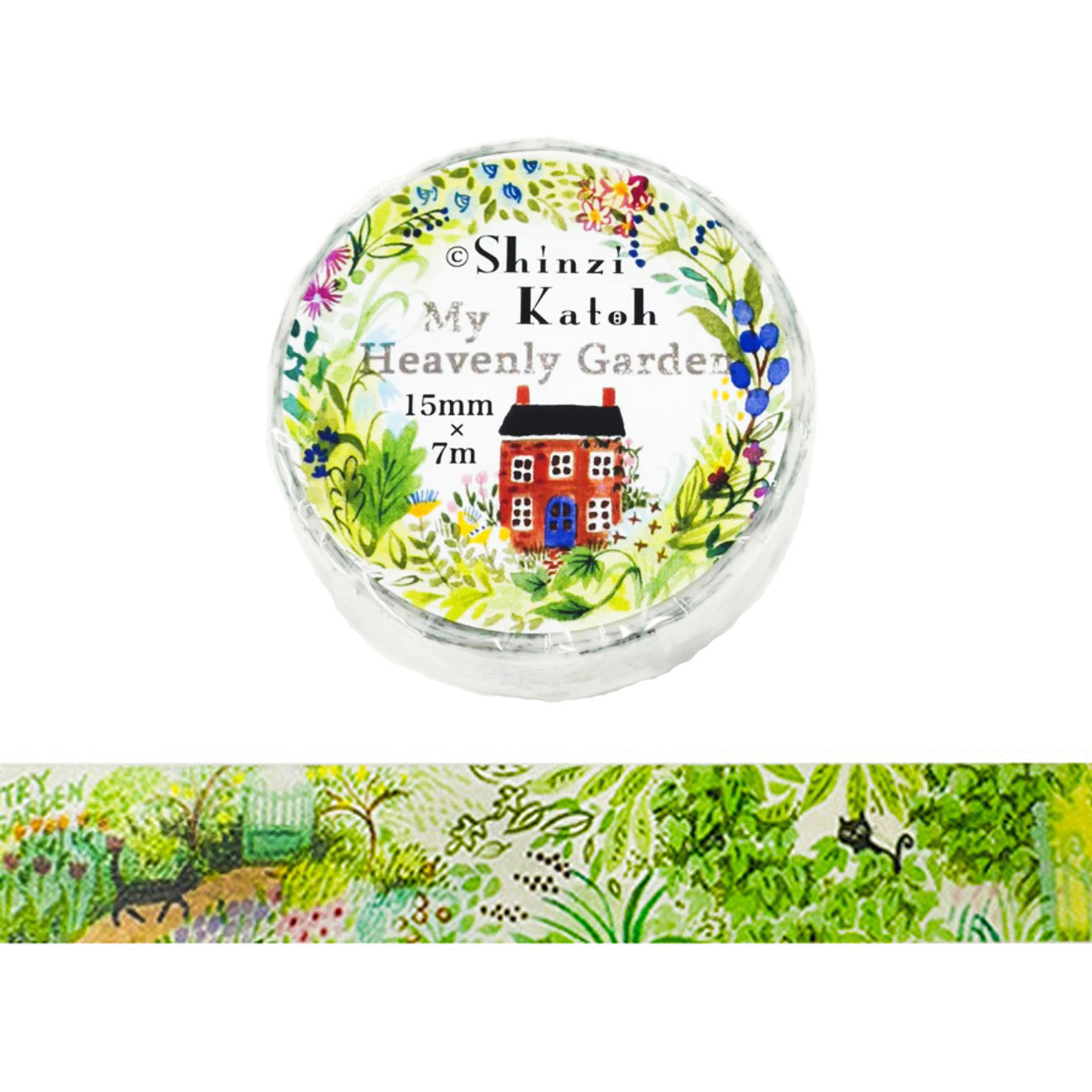 SEAL-DO Shinzi Katoh Washi Tape - My Heavenly Garden - Country Garden